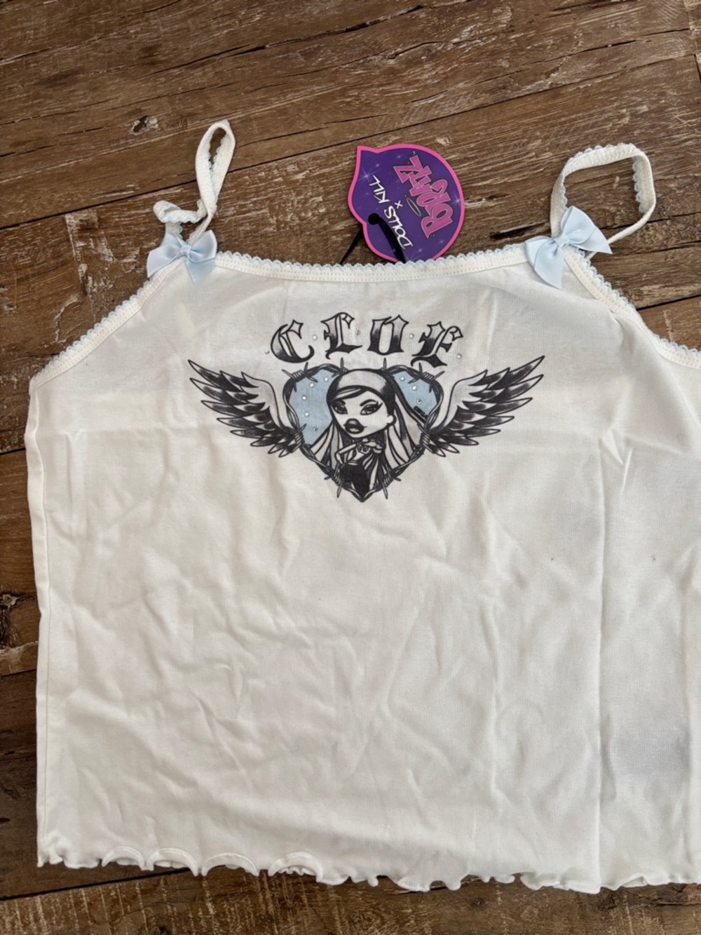 Dolls Kill x BRATZ Cole Bow Tank NIP